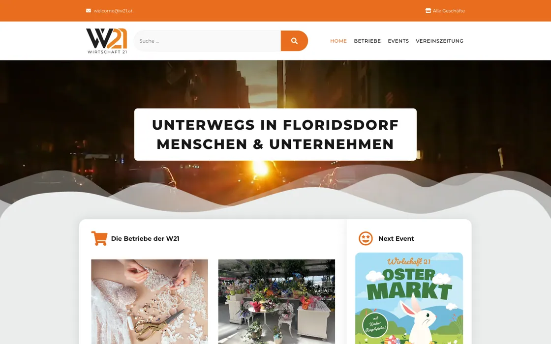 W21 — Online portal, web design project by Christopher Rapp